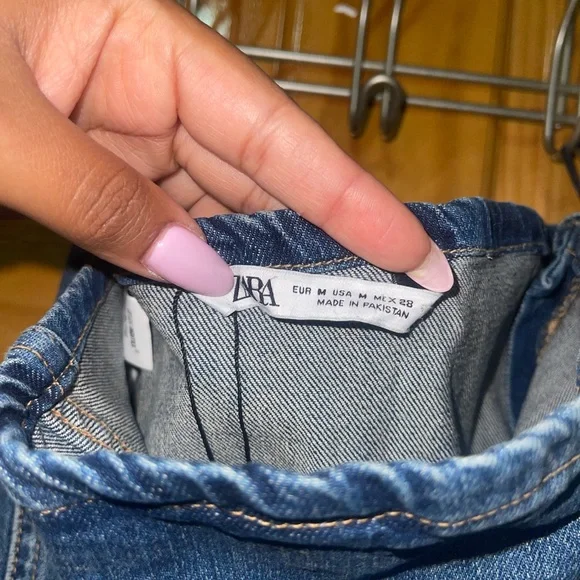 Zara corset style denim top - Picture 6 of 6